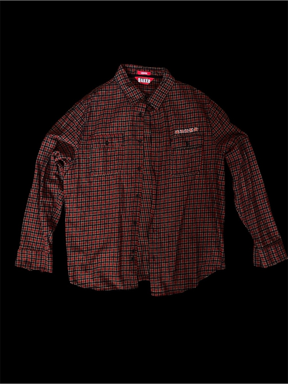Balker Red and Black Plaid Flannel